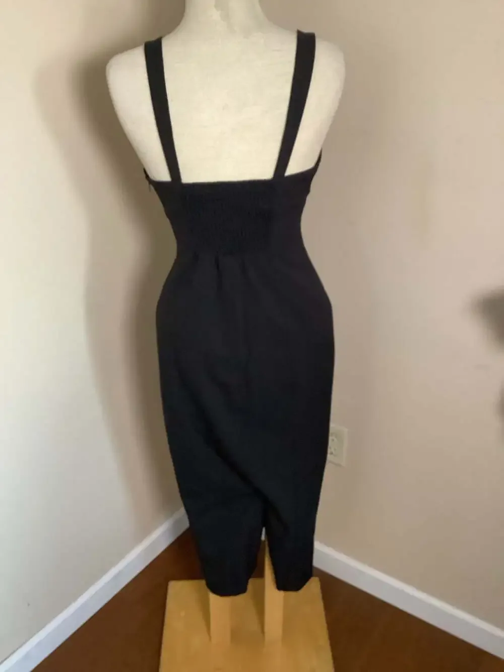 BHLDN Black Midi Dress Size XS